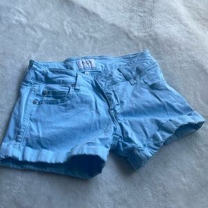 Blue celebrity pink shorts